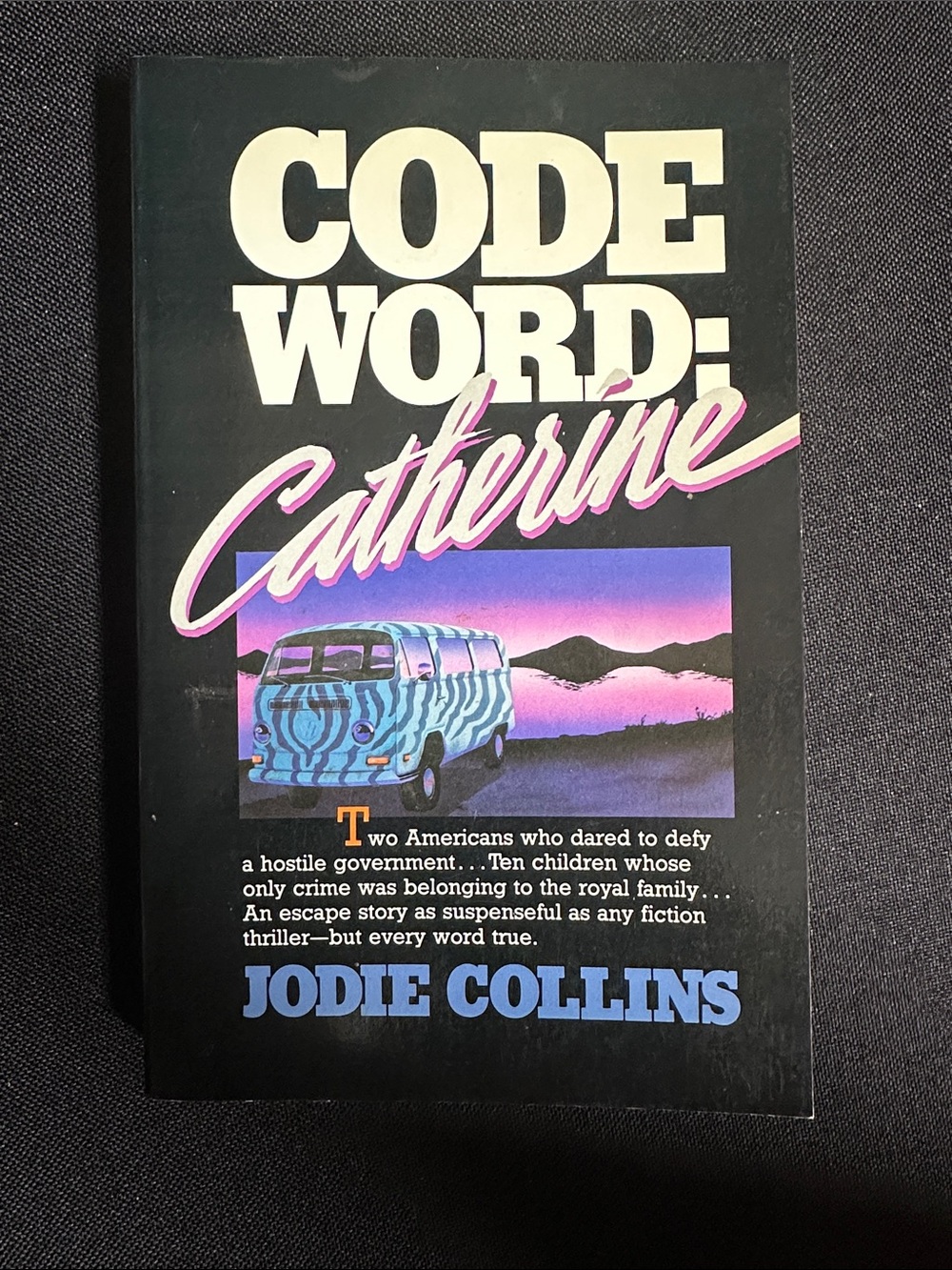 Code Word Catherine Jodie Collins 1985 2nd Printing Ethiopia Haile Selassie rare